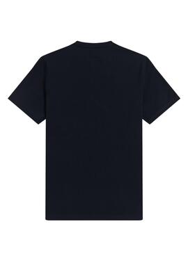 T-Shirt Fred Perry Graphic Marineblau für Herren