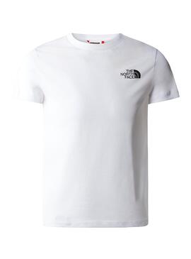 T-Shirt The North Face Dome Weiss für Junge