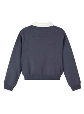 Sweatshirt Name It Nasmi Marineblau für Mädchen