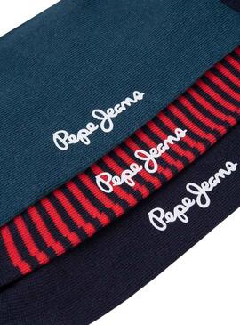 Pack 3 Socken Pepe Jeans Logo Grün Herren