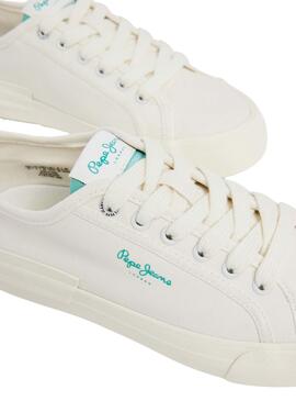 Sneakers Pepe Jeans Allen Band Weiß für Damen