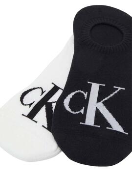 Paar Socken Calvin Klein Footie für Herren