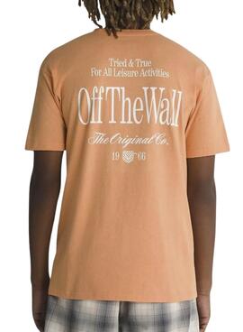 T-Shirt Vans Holdmdel Orange für Herren.