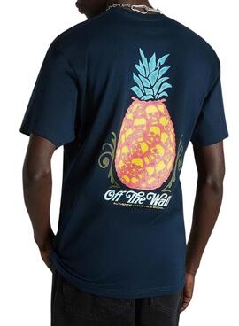 T-shirt Vans Ananas Blau für Herren