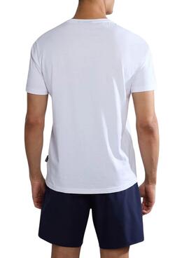 T-shirt Napapijri Salis Weiß für Herren