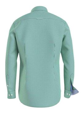 Tommy Hilfiger Flex Textured Green Shirt für Herren