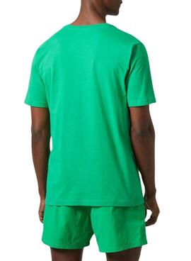 T-Shirt Helly Hansen Logo Grün für Herren