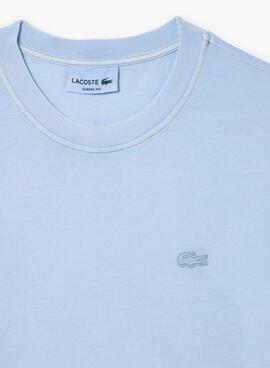T-shirt Lacoste Dyed Blau für Damen und Herren