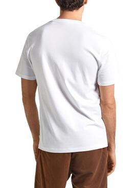 T-Shirt Pepe Jeans Camille Weiß für Herren