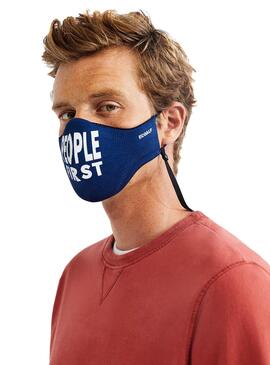 Ecoalf Maske Safety Blau für Herren und Damen