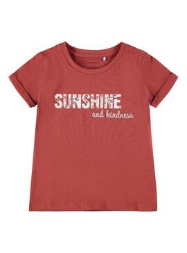 T-Shirt Name It Haffi Rot für Junge