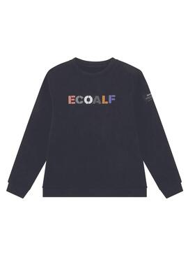Sweatshirt Ecoalf Marineblau für Junge und Mädchen