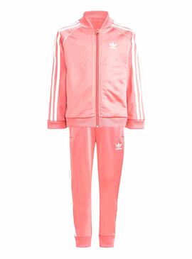 Trainingsanzug Adidas Tracksuit Rosa für Mädchen