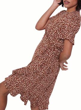 Kleid Only Olivia Rot für Damen