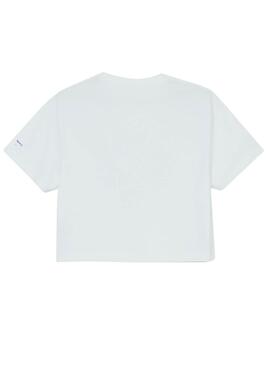 T-Shirt Pepe Jeans Marsha Weiss für Damen