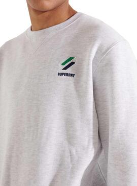 Sweatshirt Superdry Sportstyle Essential Grau Herren