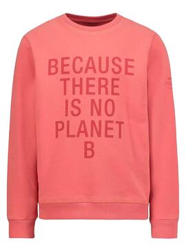 Sweatshirt Ecoalf Classic Koralle für Mädchen