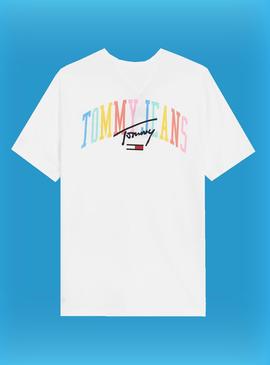 T-Shirt Tommy Jeans Pastel Collegiate Logo Herren