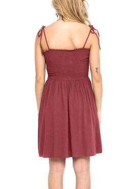 Kleid Only Annika Rot für Damen