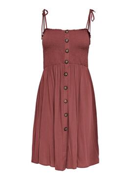 Kleid Only Annika Rot für Damen