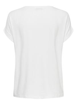 T-Shirt Only Moster Weiss für Damen