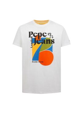 T-Shirt Pepe Jeans Willy Weiss für Herren
