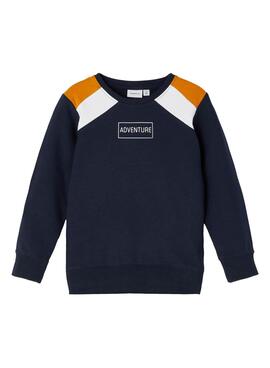 Sweatshirt Name It Kinslee Marineblau für Junge