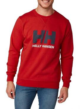 Sweatshirt Helly Hansen Logo Sweat Rot Man