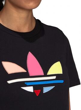 T-Shirt Adidas Adicolor Shattered Schwarz Damen