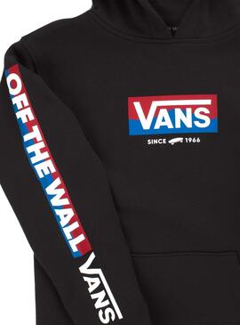 Sweatshirt Vans Easy Logo Schwarz für Junge