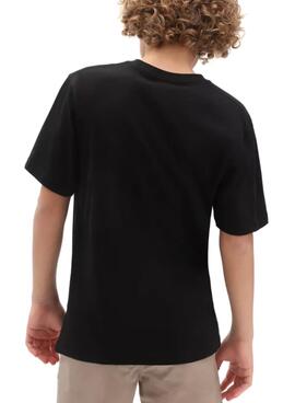 T-Shirt Vans Classic Logo Fill Schwarz für Junge