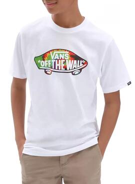 T-Shirt Vans OTW Logo-Füllung Weiss für Junge