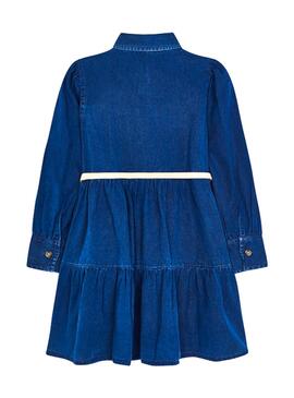 Kleid Denim Mayoral Blau für Mädchen
