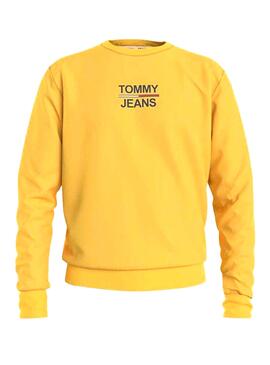 Sweatshirt Tommy Jeans Essential Gelb Herren