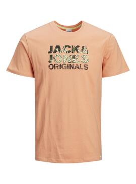 T-Shirt Jack & Jones Sokkulente Koralle Herren