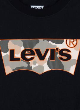 T-Shirt Levis Camo Schwarz für Junge