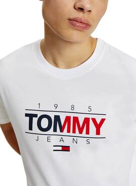 T-Shirt Tommy Jeans 1985 Logo Weiss