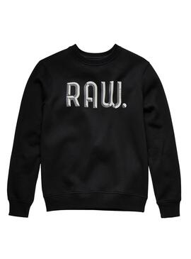Sweatshirt G-Star Raw 3D Schwarz für Herren