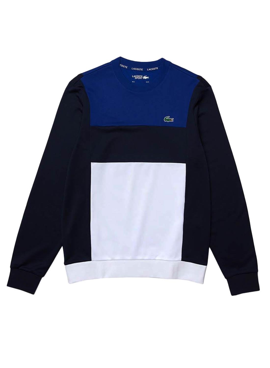 Sweatshirt zippé à capuche tennis lacoste sport color block hotsell