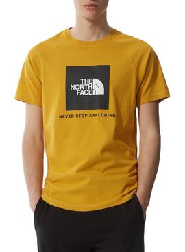 T-Shirt The North Face Box Gelb für Herren