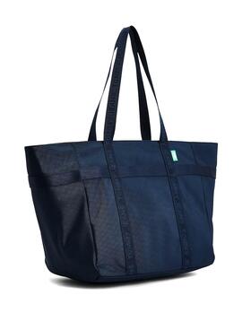 Handtasche Tommy Jeans Tote Essential Marineblau Damen