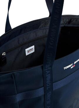 Handtasche Tommy Jeans Tote Essential Marineblau Damen