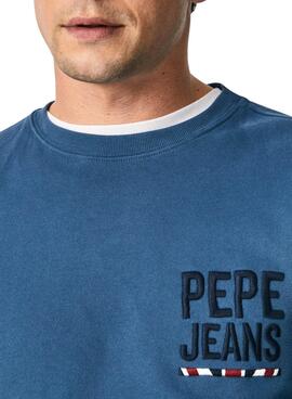 Sweatshirt Pepe Jeans Edison Blau für Herren