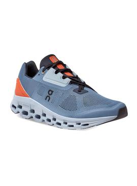 Sneaker On Running Cloudstratus Blau Herren