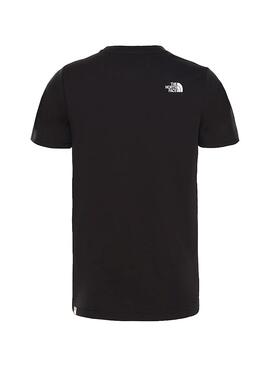 T-Shirt The North Face Simple Schwarz für Junges