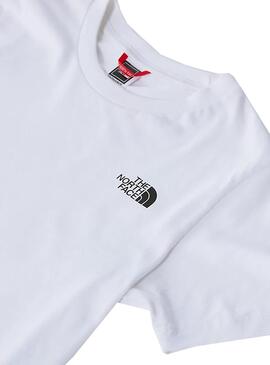 T-Shirt The North Face Simple Weiss für Junges
