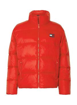 Jacke Tommy Jeans Modern Puffer Rot Damen