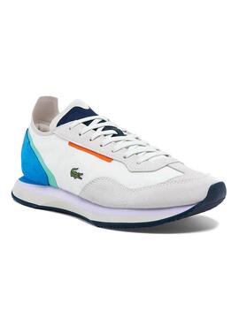 Sneaker Lacoste Match Break Weiss Blau Damen