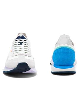 Sneaker Lacoste Match Break Weiss Blau Damen