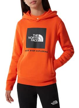 Sweatshirt The North Face Box Orange